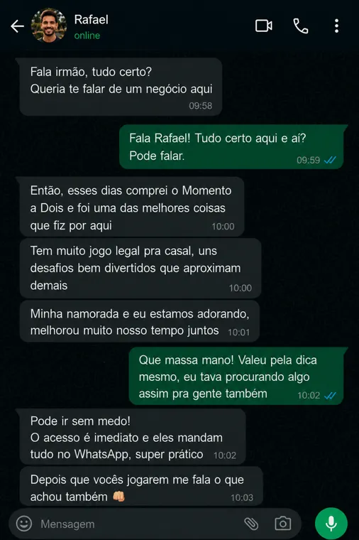 Depoimento de casal